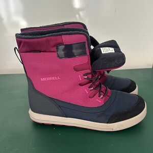 Merrell women’s Pink and Blue Winter Boots